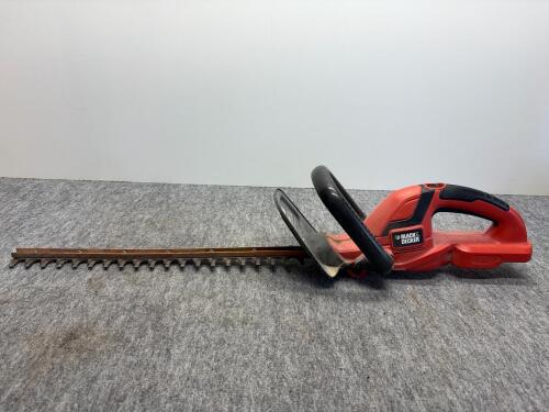 Black+Decker 22-Inch Cordless Hedge Trimmer, 20V, Red/Black, No Battery or Charger