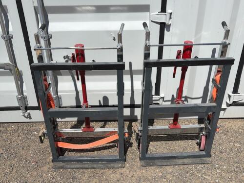 (2) Pake 1.8 Ton Hydraulic Furniture Movers, 250mm Lift