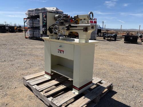 JET BD-920W Bench Lathe, 9" x 20", 0.75 HP, 115V, with Stand and Accessories - 10