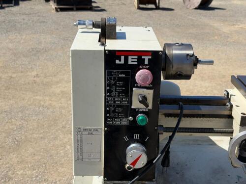 JET BD-920W Bench Lathe, 9" x 20", 0.75 HP, 115V, with Stand and Accessories - 11
