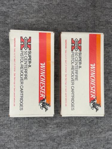 Winchester Super-X .357 Magnum 110 gr JHP Ammunition, 2 Boxes of 50 Rounds Each