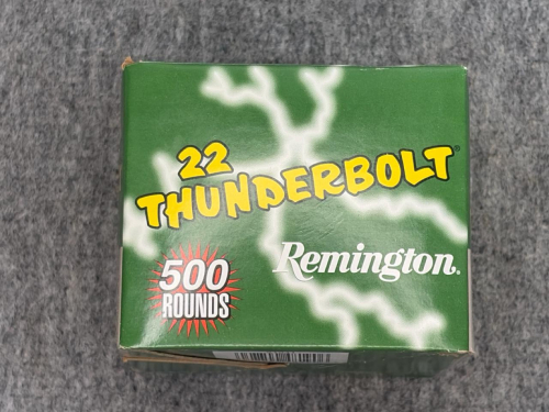 Remington Thunderbolt .22 LR High Velocity Rimfire Ammunition