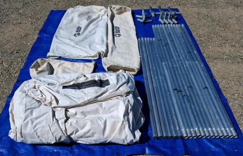 Guide Gear 10x12 Canvas Wall Tent Kit with Wood Stove, Frame, Bags, Accessories - 6
