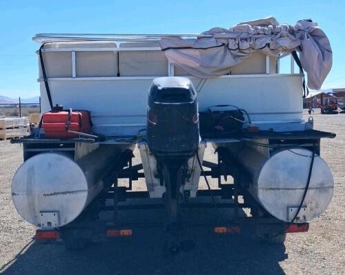 SunCruiser 18 Pontoon Boat, Mercury Outboard, Tandem Axle Trailer, 20ft - 6