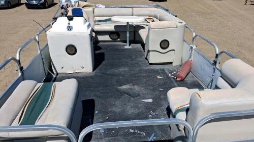 SunCruiser 18 Pontoon Boat, Mercury Outboard, Tandem Axle Trailer, 20ft - 9
