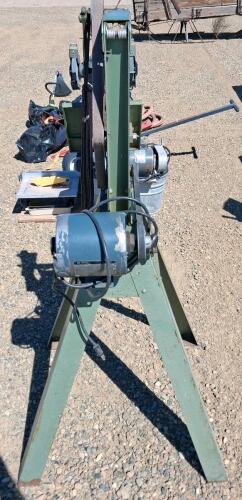 Belsaw Floor-Standing Belt Grinder 2"x48", 1/2 HP Motor, Adjustable Work Rest, Steel Frame - 2
