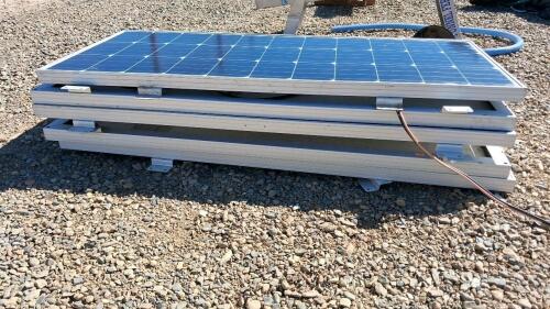 HQST-100D 100W Monocrystalline Solar Panels, 47x21in, 22.5V, Stack of 5, With Mounts - 3