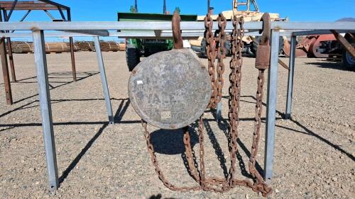 Yale Load King Hand Hoist 1&frac12; Ton Capacity Manual Chain Hoist Heavy Duty Industrial