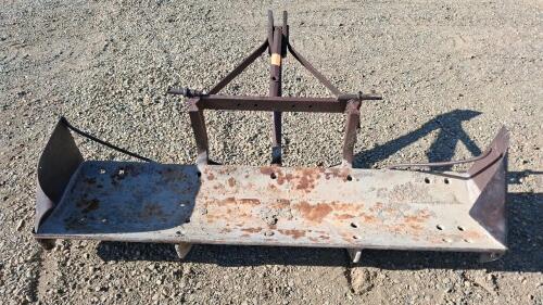 Tractor 3-Point Hitch Box Blade, Category I Hitch
