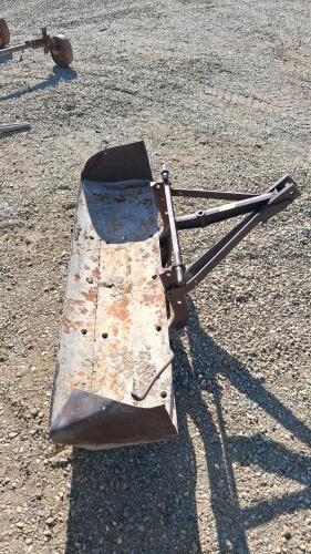 Tractor 3-Point Hitch Box Blade, Category I Hitch - 3