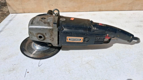 Craftsman 7" Angle Grinder 110-120V 9.0A with Extra Wheels and Handle - 2