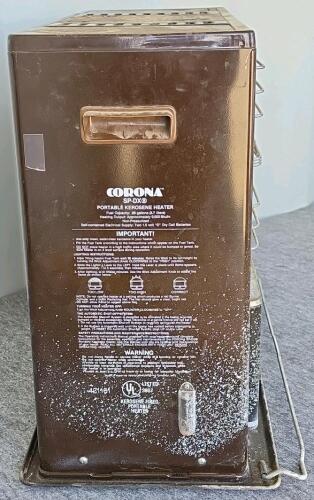 Corona SP-DX Portable Kerosene Heater, 9,600 BTU, 1.6 Gal Tank, Model 421161 - 2