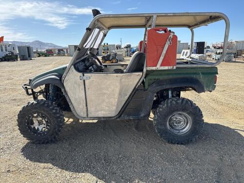Yamaha Rhino 700 EFI Side-by-Side, Custom Roof & Doors, 2990 Miles, 712 Hours, LED Light Bar