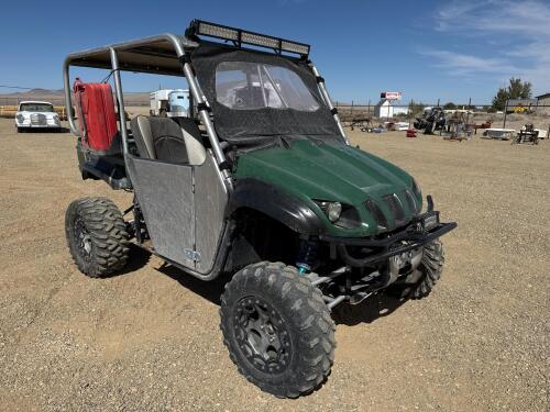 Yamaha Rhino 700 EFI Side-by-Side, Custom Roof & Doors, 2990 Miles, 712 Hours, LED Light Bar - 4