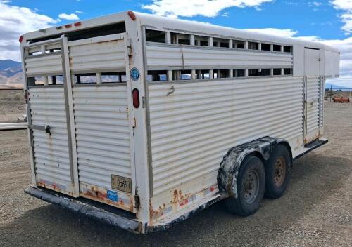 Gooseneck Livestock Trailer, 2 Axle, Escape Door, Tack Room - 7