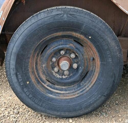 1986 2-Horse Bumper Pull Trailer, Tandem Axle, Steel, Light Blue - 15