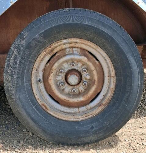 1986 2-Horse Bumper Pull Trailer, Tandem Axle, Steel, Light Blue - 19