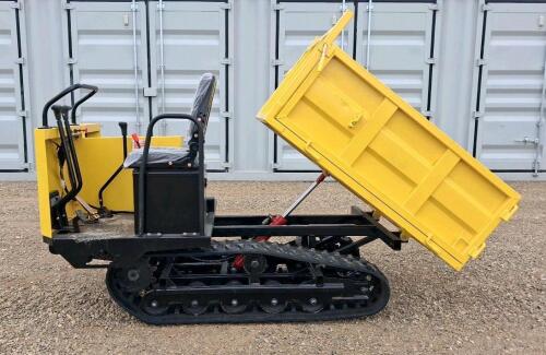 15HP 420cc Tracked Mini Dumper with Hydraulic Dump Bed and LED Headlights - 4