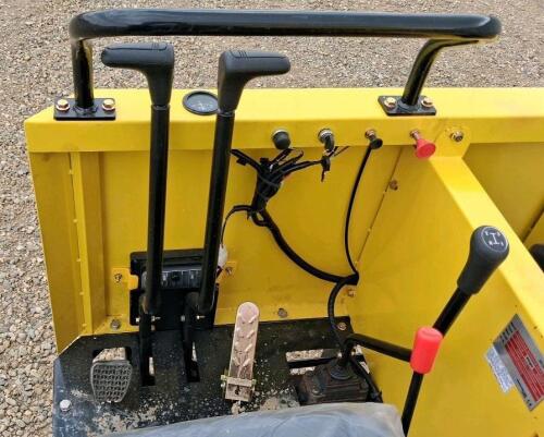 15HP 420cc Tracked Mini Dumper with Hydraulic Dump Bed and LED Headlights - 9