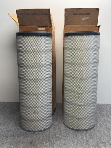 (2) NEW NAPA Gold 2808 Heavy Duty Primary Air Filter