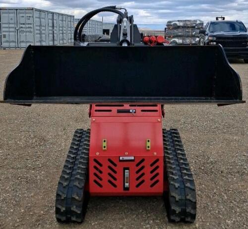 Mini Skid Steer Loader, 0.4 Hours, 23-25HP Gas Engine, Rubber Tracks, Aux Hydraulics - 2