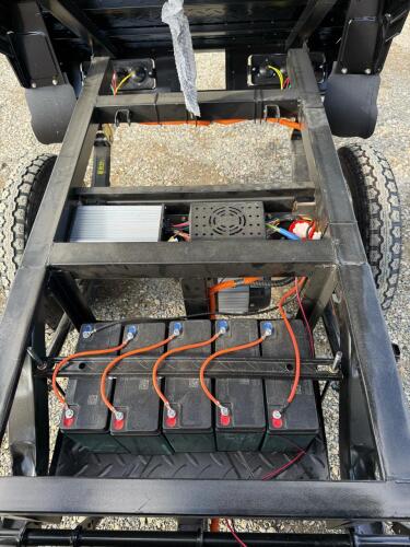 Green Electric Cargo Tricycle Manual Hydraulic Dump Bed, ***Assembly Required*** - 10