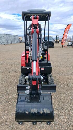 SDEE22 Mini Excavator, 2-Ton, Diesel Engine, Hydraulic Thumb, 16&rdquo; Bucket, Open ROPS, Tracks - 2