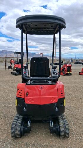SDEE22 Mini Excavator, 2-Ton, Diesel Engine, Hydraulic Thumb, 16&rdquo; Bucket, Open ROPS, Tracks - 6