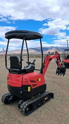 SDEE22 Mini Excavator, 2-Ton, Diesel Engine, Hydraulic Thumb, 16&rdquo; Bucket, Open ROPS, Tracks - 7