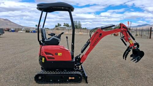 SDEE22 Mini Excavator, 2-Ton, Diesel Engine, Hydraulic Thumb, 16&rdquo; Bucket, Open ROPS, Tracks - 8