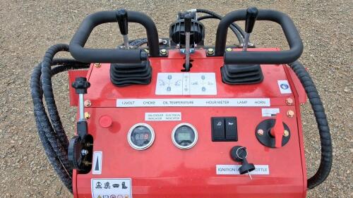 Mini Skid Steer Loader, 0.4 Hours, 23-25HP Gas Engine, Rubber Tracks, Aux Hydraulics - 12