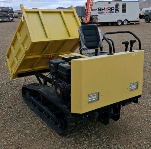 15HP 420cc Mini Track Dumper/Crawler Carrier with Hydraulic Lift