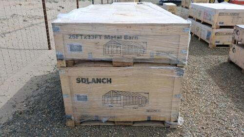25' x 33' Ft. All Steel Metal Barn, Double Garage Shed Kit 2026 - 4