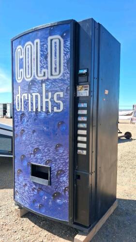 Cold Drink Vending Machine, 8-Selection, Coin/Bill Acceptor, Estimated 500-Can Capacity - 3