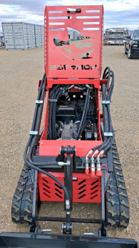 Mini Skid Steer Loader, 0.4 Hours, 23-25HP Gas Engine, Rubber Tracks, Aux Hydraulics - 10