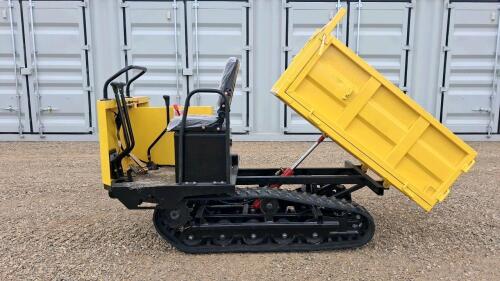 15HP 420cc Tracked Mini Dumper with Hydraulic Dump Bed and LED Headlights - 4