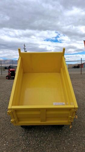 15HP 420cc Tracked Mini Dumper with Hydraulic Dump Bed and LED Headlights - 6