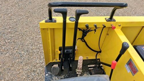 15HP 420cc Tracked Mini Dumper with Hydraulic Dump Bed and LED Headlights - 9