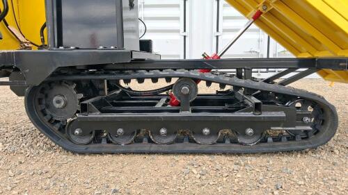15HP 420cc Tracked Mini Dumper with Hydraulic Dump Bed and LED Headlights - 12