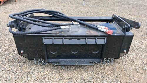 Mini Skid Steer Forestry Mulcher Attachment, 47.5", Carbide Teeth, High-Flow Hydraulics Required - 2