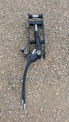 Hydraulic Thumb Attachment for Mini Excavator &ndash; Pin-On, Heavy-Duty Steel, 2 Tines, Hoses Included