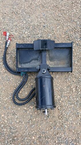 25" Hydraulic Angle Broom Motor for Mini Skid Steer Loaders, Standard Flow 11-23 GPM, 2,100-3,500 PSI - 2