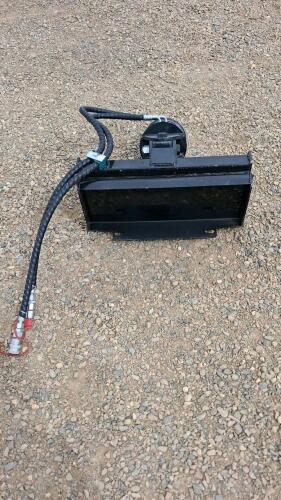 25" Hydraulic Angle Broom Motor for Mini Skid Steer Loaders, Standard Flow 11-23 GPM, 2,100-3,500 PSI - 3