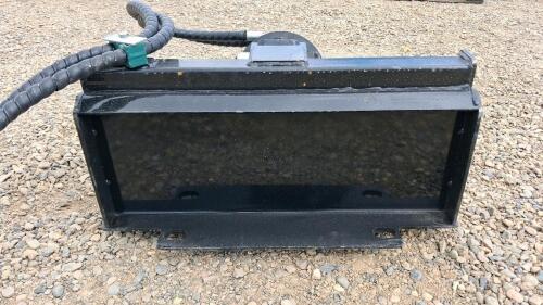 25" Hydraulic Angle Broom Motor for Mini Skid Steer Loaders, Standard Flow 11-23 GPM, 2,100-3,500 PSI - 4