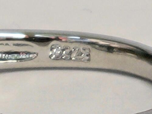 Aquamarine Square Cut Faceted Gemstone Ring, Size 10 - 4