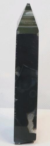 262ct Natural Black Onyx Geode Polished Crystal Gemstone Standing Point - 2