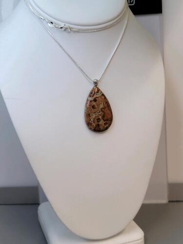 42ct Natural Designer Astroid Jasper Gemstone Necklace - 2