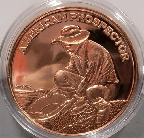 Set of 6 "Wild West" Series 1oz. Copper Rounds - 3