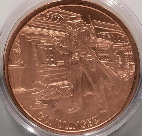 Set of 6 "Wild West" Series 1oz. Copper Rounds - 6