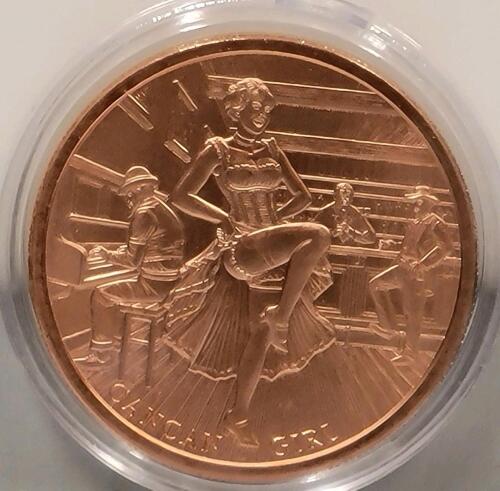 Set of 6 "Wild West" Series 1oz. Copper Rounds - 7